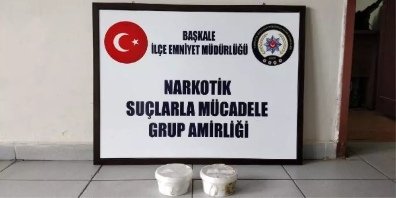 Poşetteki Yoğurt Kaplarından Uyuşturucu Çıktı