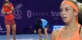 Sahadaki Böceği Ezen Görevli, Alman Tenisçi Lisicki'yi Şaşkına Çevirdi