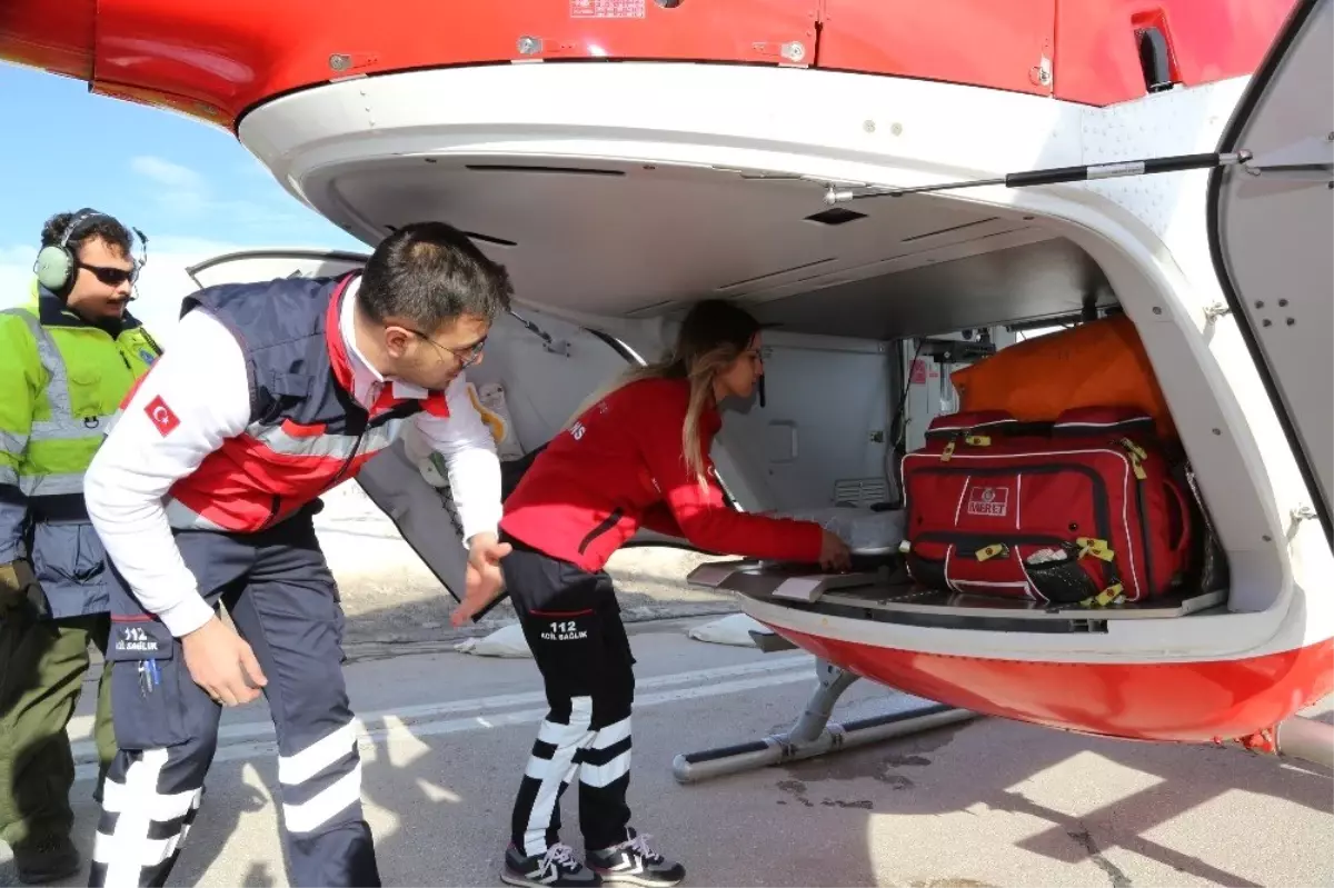 Sivas\'ın Ambulans Helikopteri Tanıtıldı