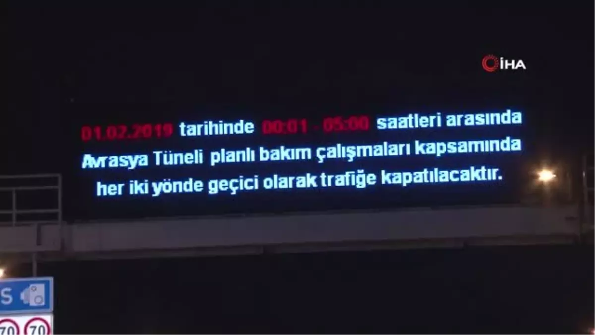 Avrasya Tüneli Tekrar Ulaşıma Açıldı