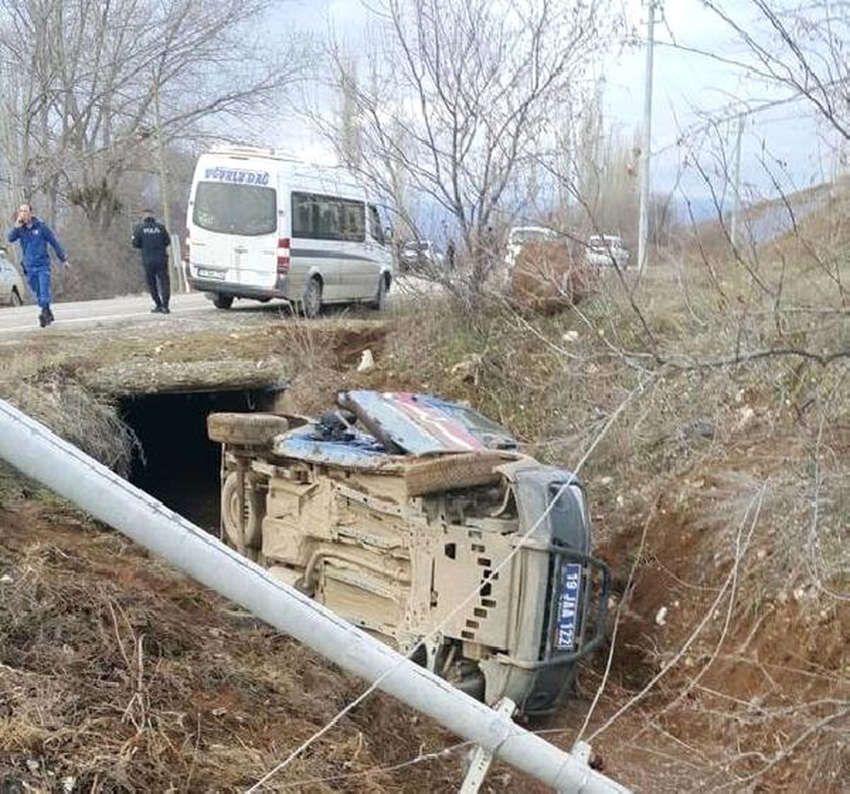 Çorum\'da Askeri Araç Devrildi: 3 Yaralı