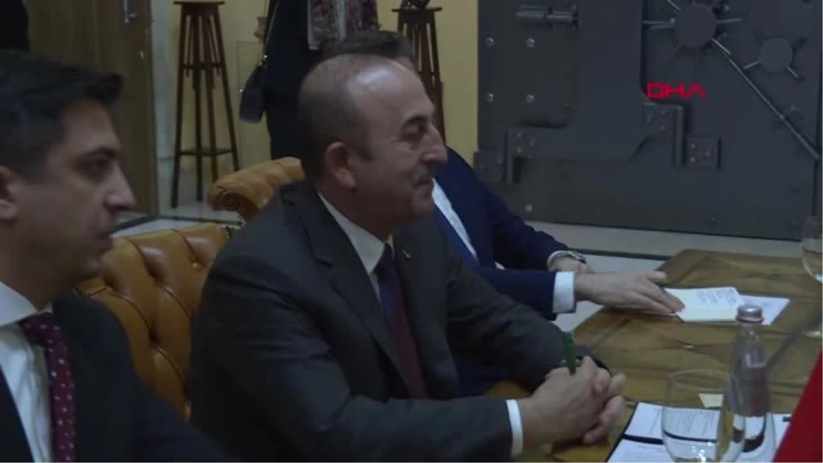 Dha Dış-Bakan Çavuşoğlu, Ukrayna Dışişleri Bakanı Klimkin ve Kırım Tatar Türkleri Lideri Mustafa...