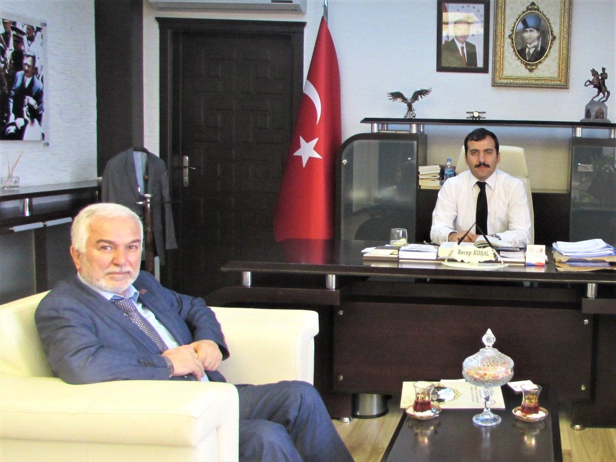 Müftü Arslan\'dan Kaymakam Koşal\'a Ziyaret