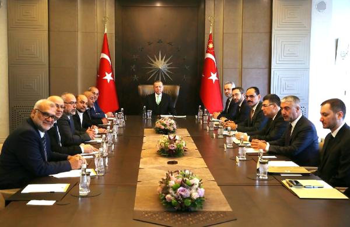 Cumhurbaşkanı Erdoğan İsrail Parlamentosundaki Arap Milletvekillerini Kabul Ediyor