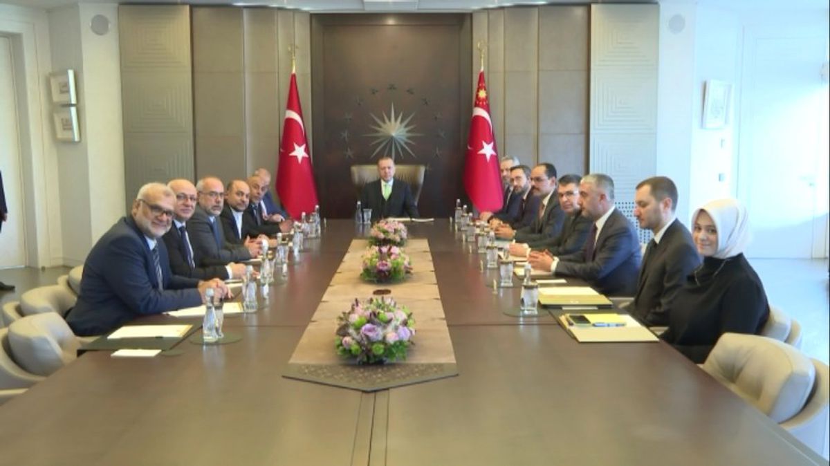 Erdoğan İsrail Parlamentosundaki Arap Vekilleri Kabul Etti