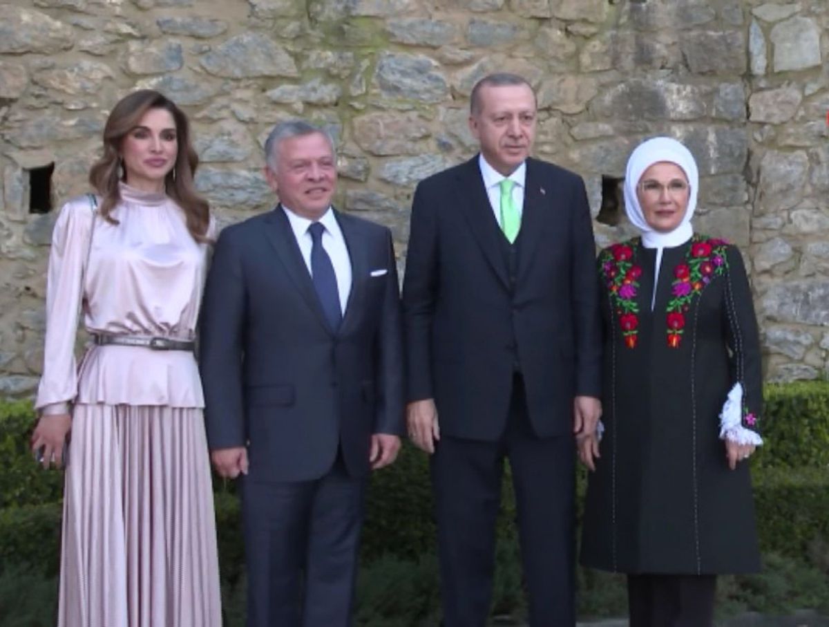 Erdoğan, Ürdün Kralı 2. Abdullah ile Bir Araya Geldi