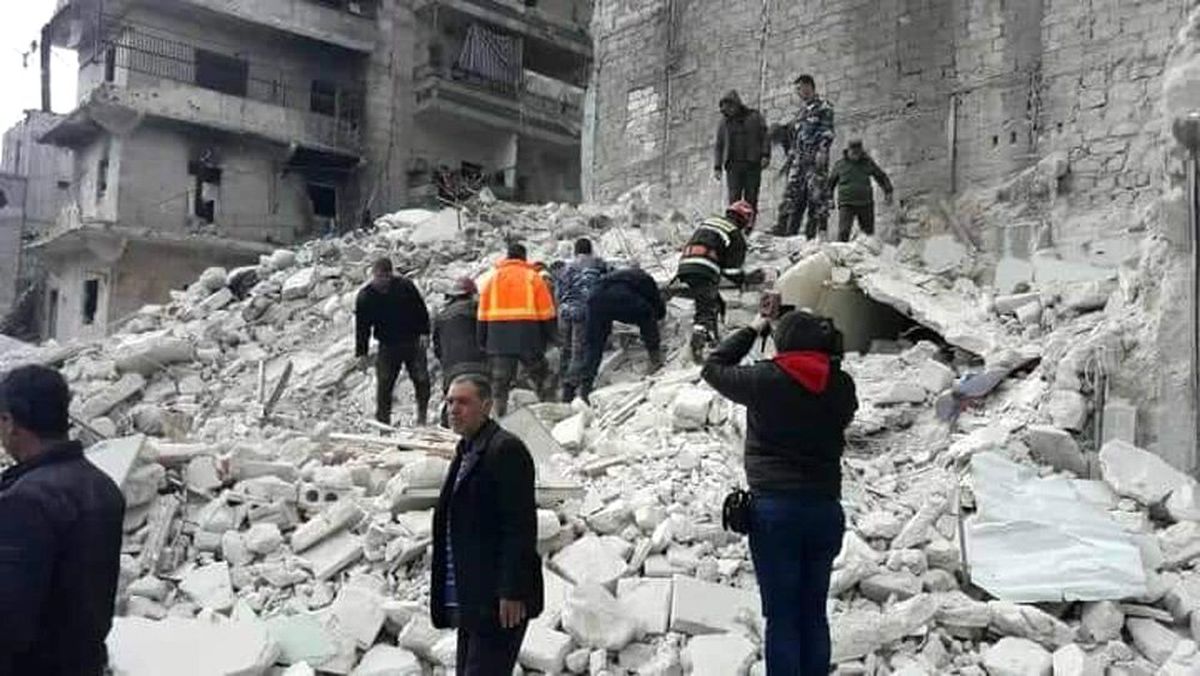 Halep\'te Bina Çöktü: 7 Ölü