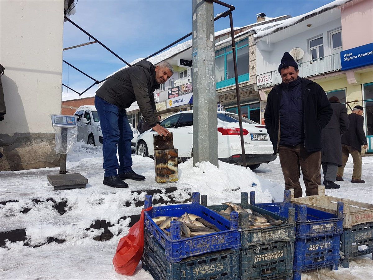 Karlıova\'da Seyyar Satıcıların Soğukla Mücadelesi