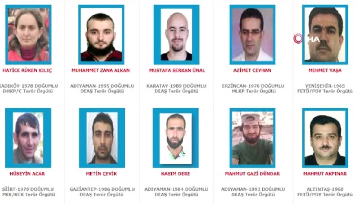 Mavi" Kategoride Aranan Terörist İstanbul\'da Yakalandı
