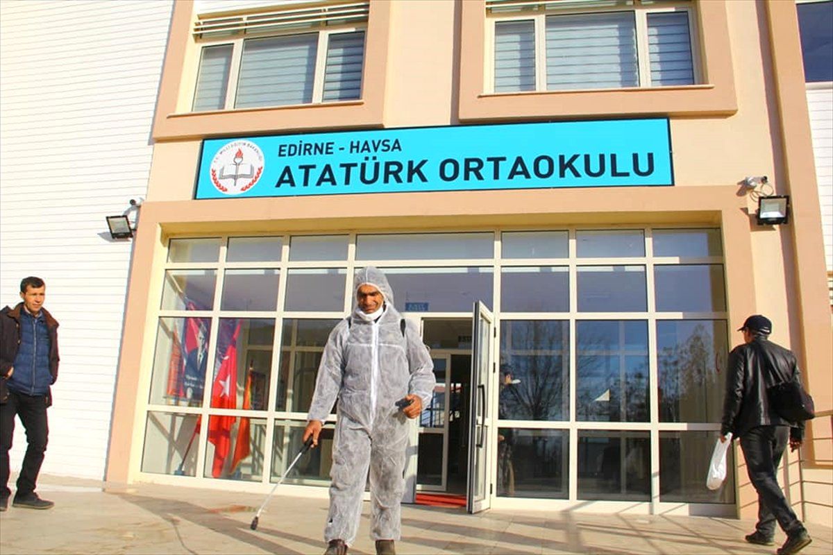 Havsa\'da Dezenfeksiyon Çalışması Yapıldı