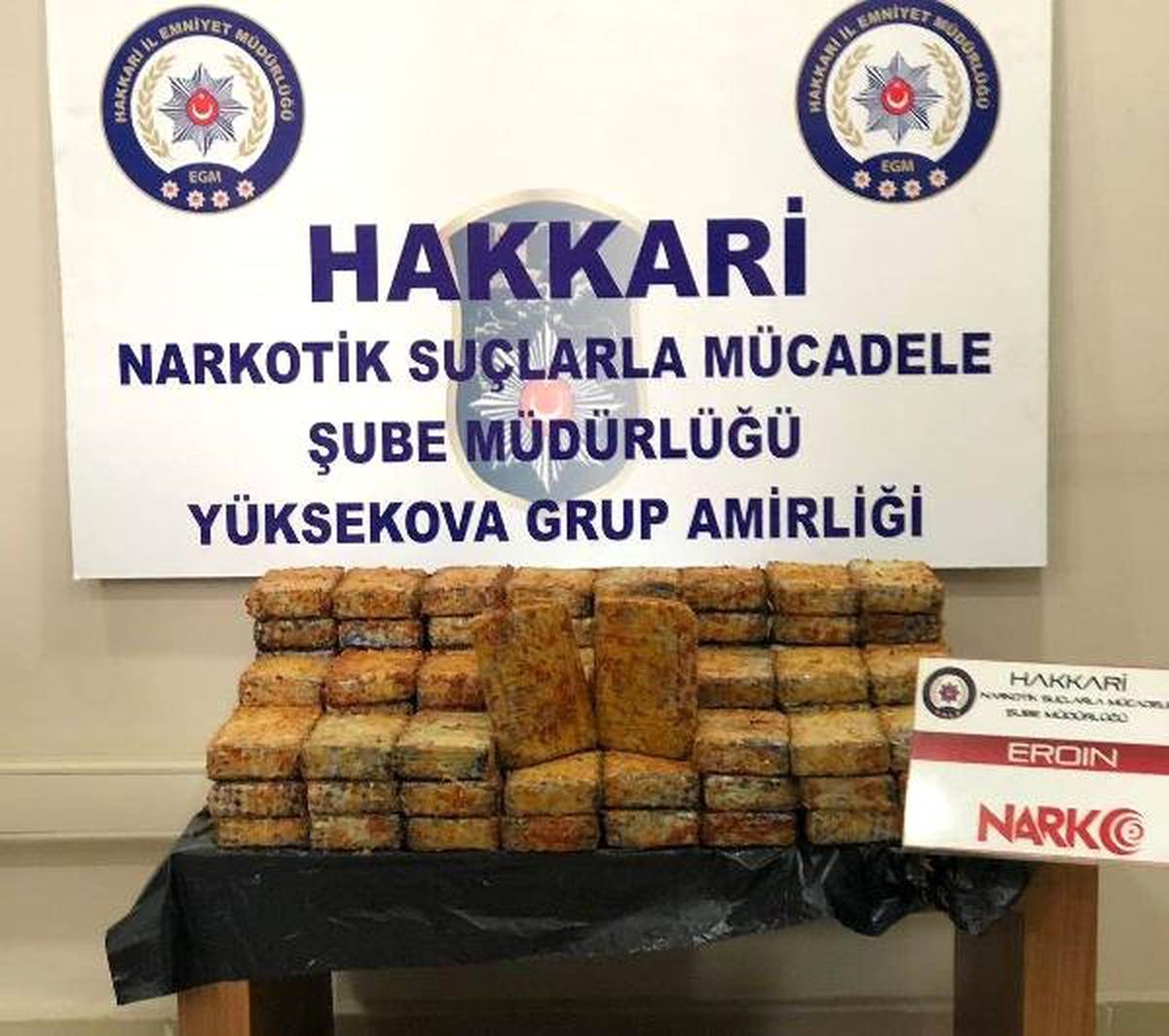 İran Plakalı Araçta 56 Kilo Eroin Ele Geçirildi