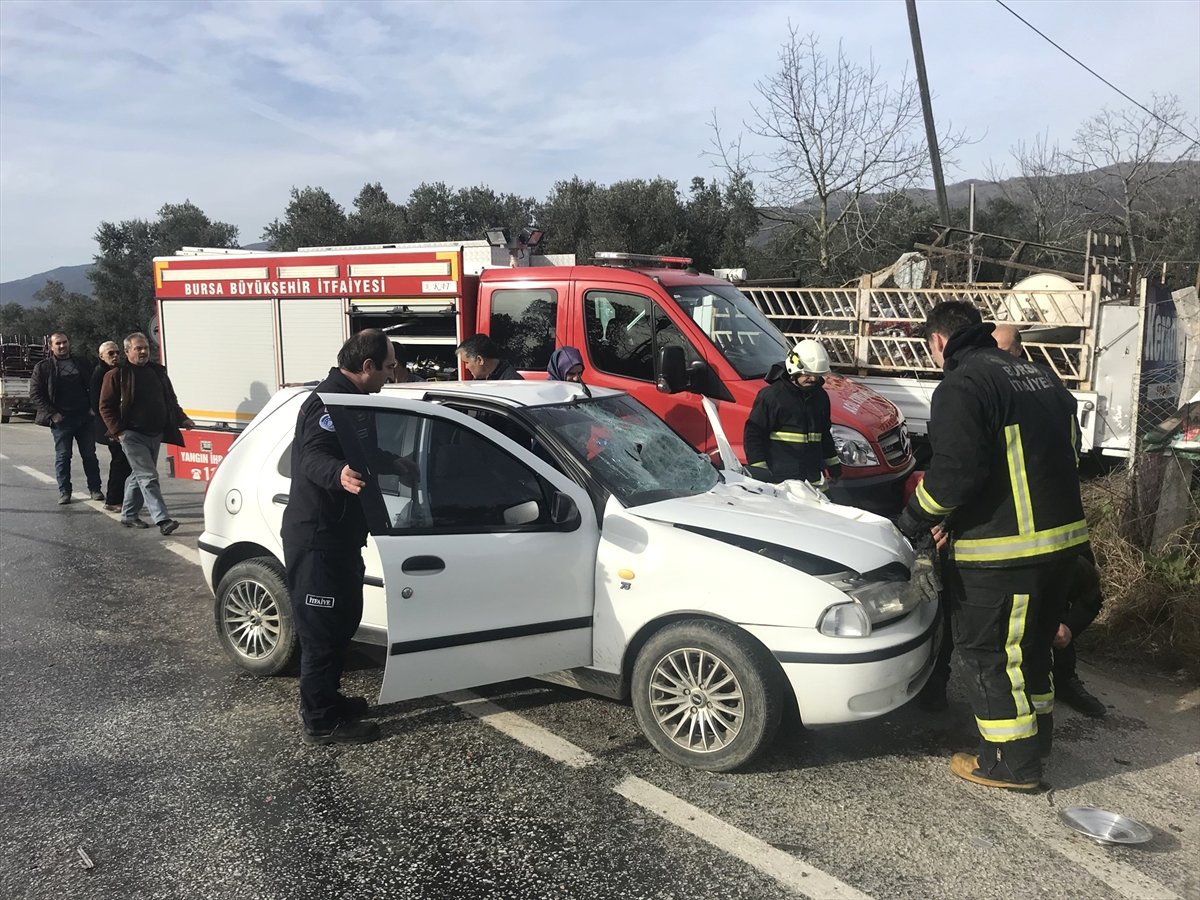 Orhangazi\'de Trafik Kazası: 1 Yaralı