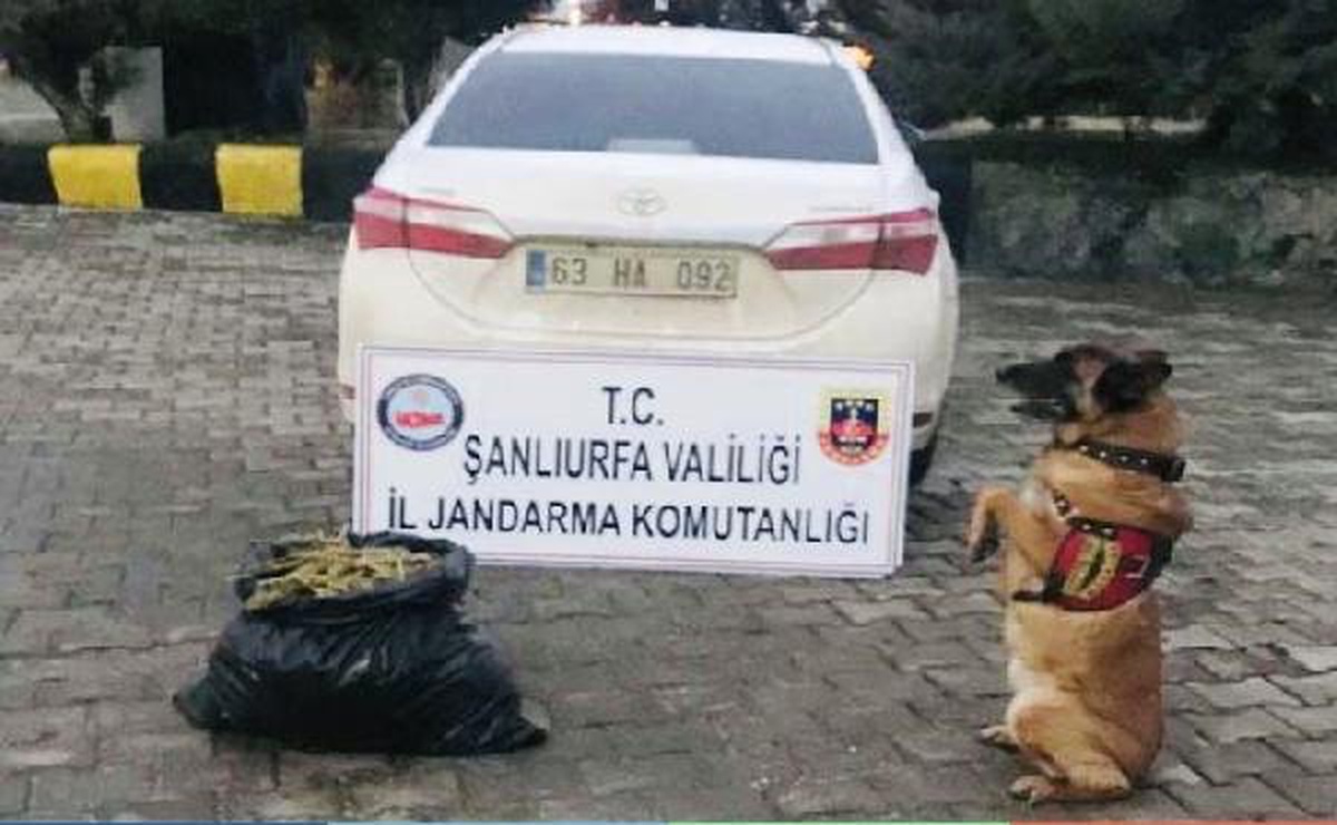 Otomobil Lastiğinde 7 Kilo Esrar Ele Geçirildi