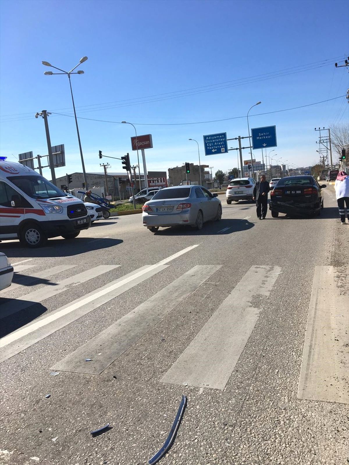 Adıyaman\'da Trafik Kazası: 1 Yaralı