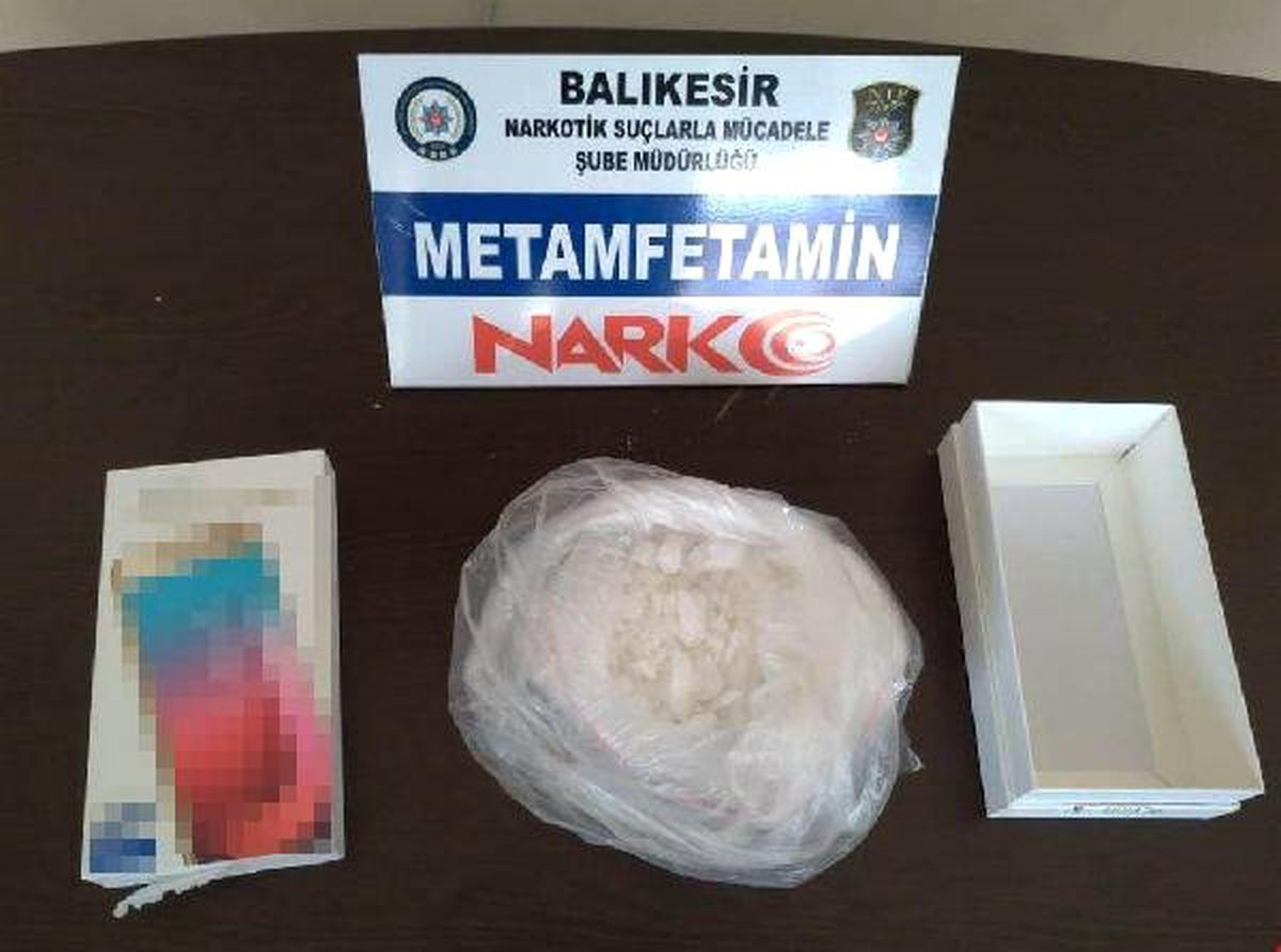 Balıkesir Otogarı\'nda 209 Gram Metamfetamin Bulundu