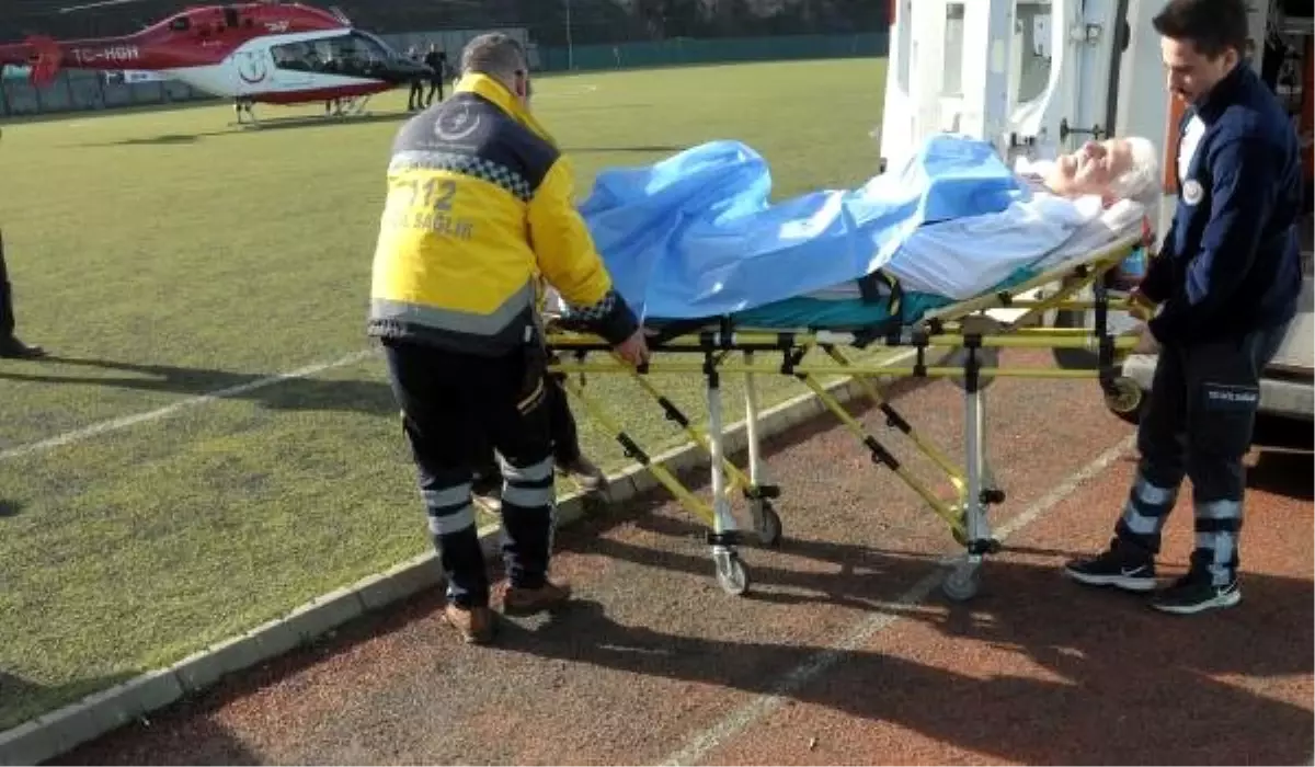 Hasta, Ambulans Helikopterle Stadyumdan Alındı