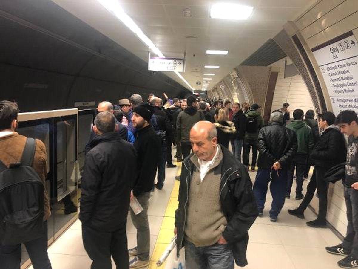 Üsküdar Çekmeköy Metro Hattında Arıza