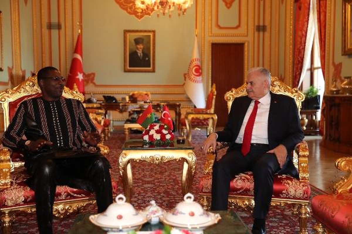 Yıldırım, Burkina Faso Ulusal Meclis Başkanı Alassane Bala Sakande ile Görüştü