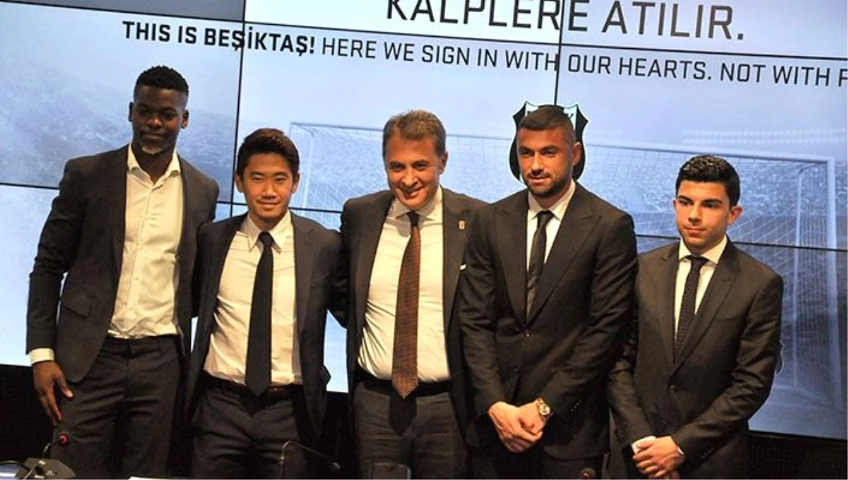 Beşiktaş, Devre Arasında Kadroya Kattığı Oyuncular İçin İmza Töreni Düzenledi