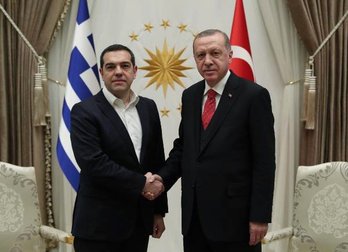 Erdoğan, Çipras ile Beştepe\'de Başbaşa Görüştü