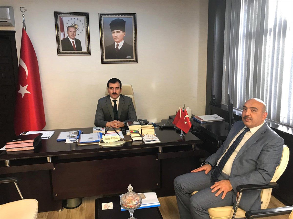 İlçe Milli Eğitim Müdürü\'nden Kaymakam Koşal\'a Ziyaret