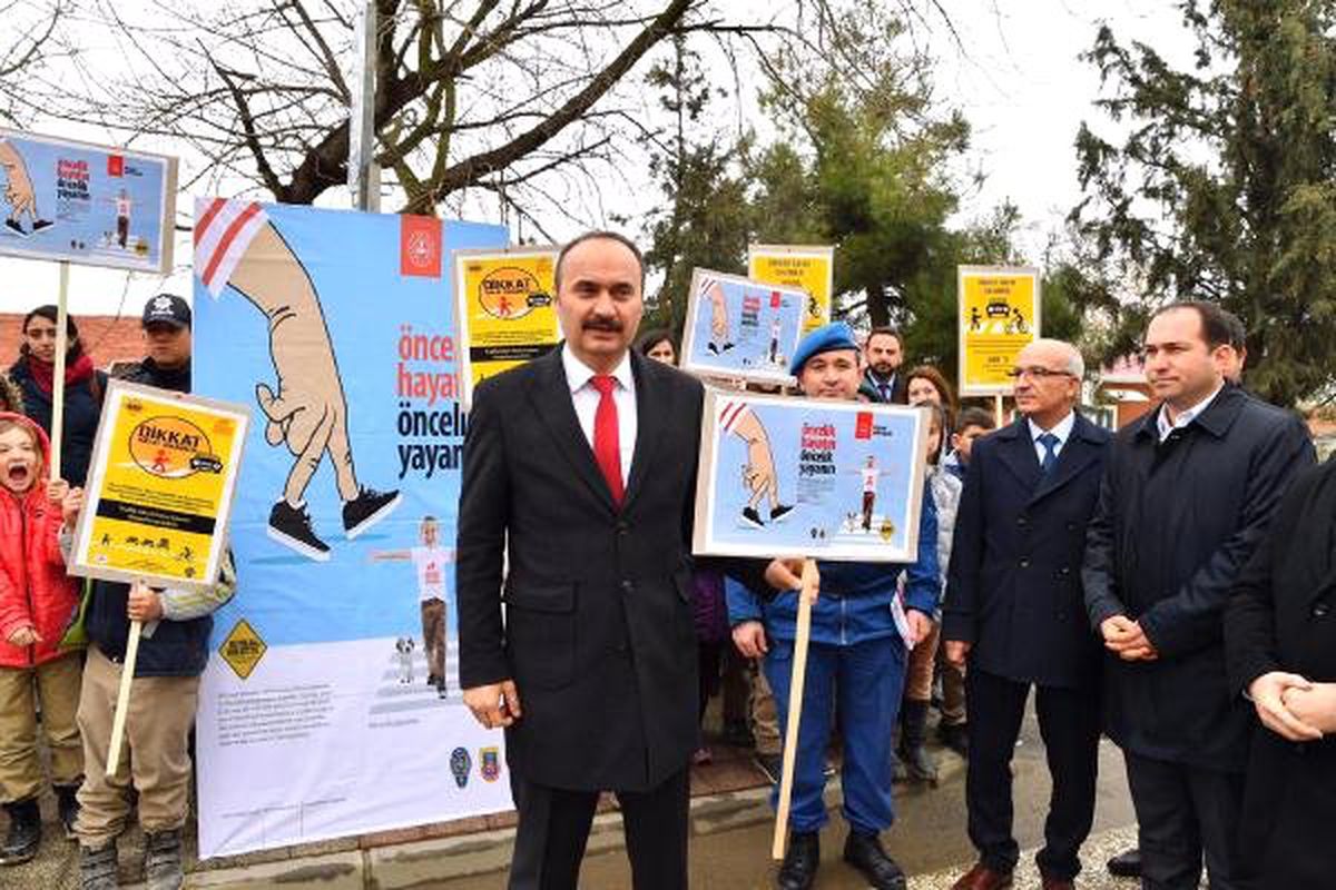 Edirne ve Tekirdağ\'da, \'Öncelik Hayatın, Öncelik Yayanın\' Etkinliği