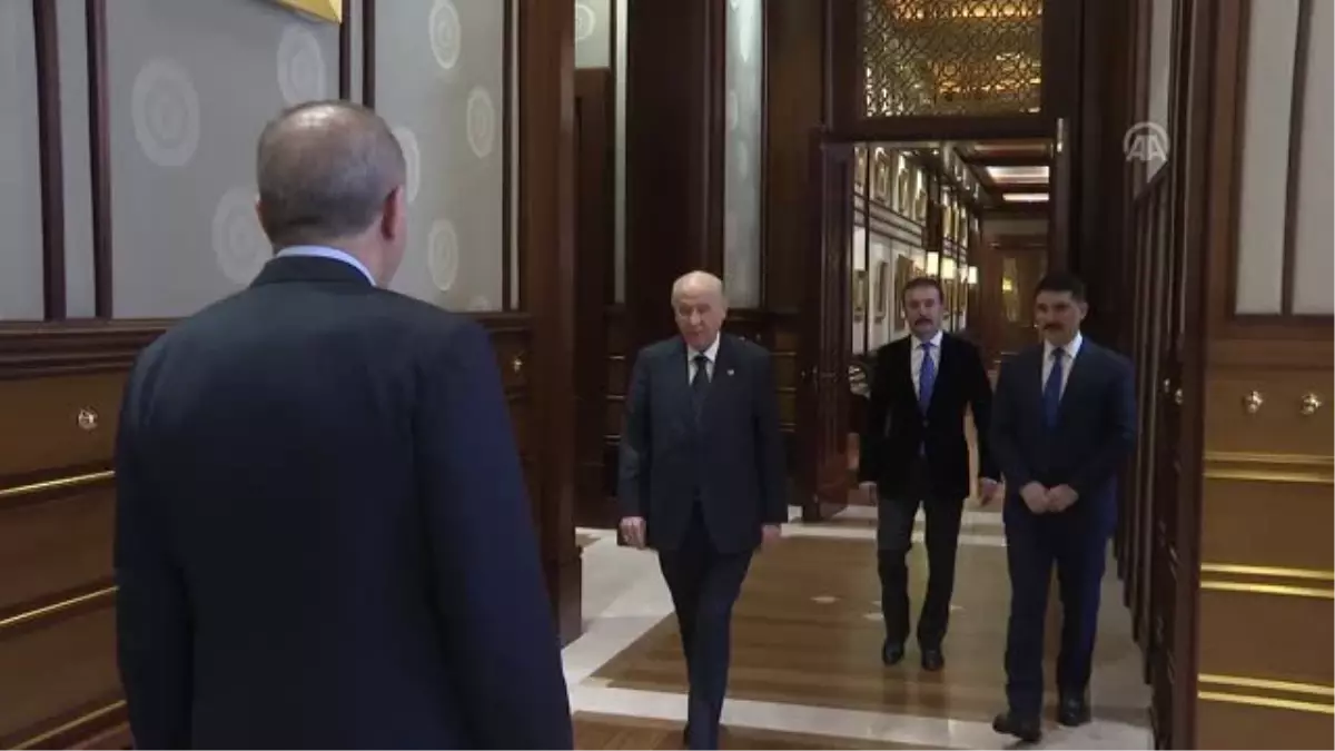 Erdoğan-Bahçeli Görüşmesi Başladı