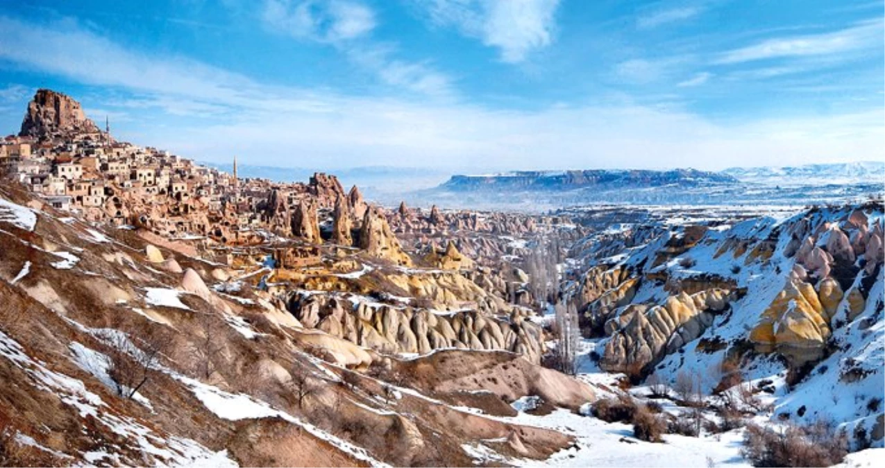 Ocak\'ta 123 Bin Turistin Ziyaret Ettiği Kapadokya, Son 10 Yılın Rekorunu Kırdı