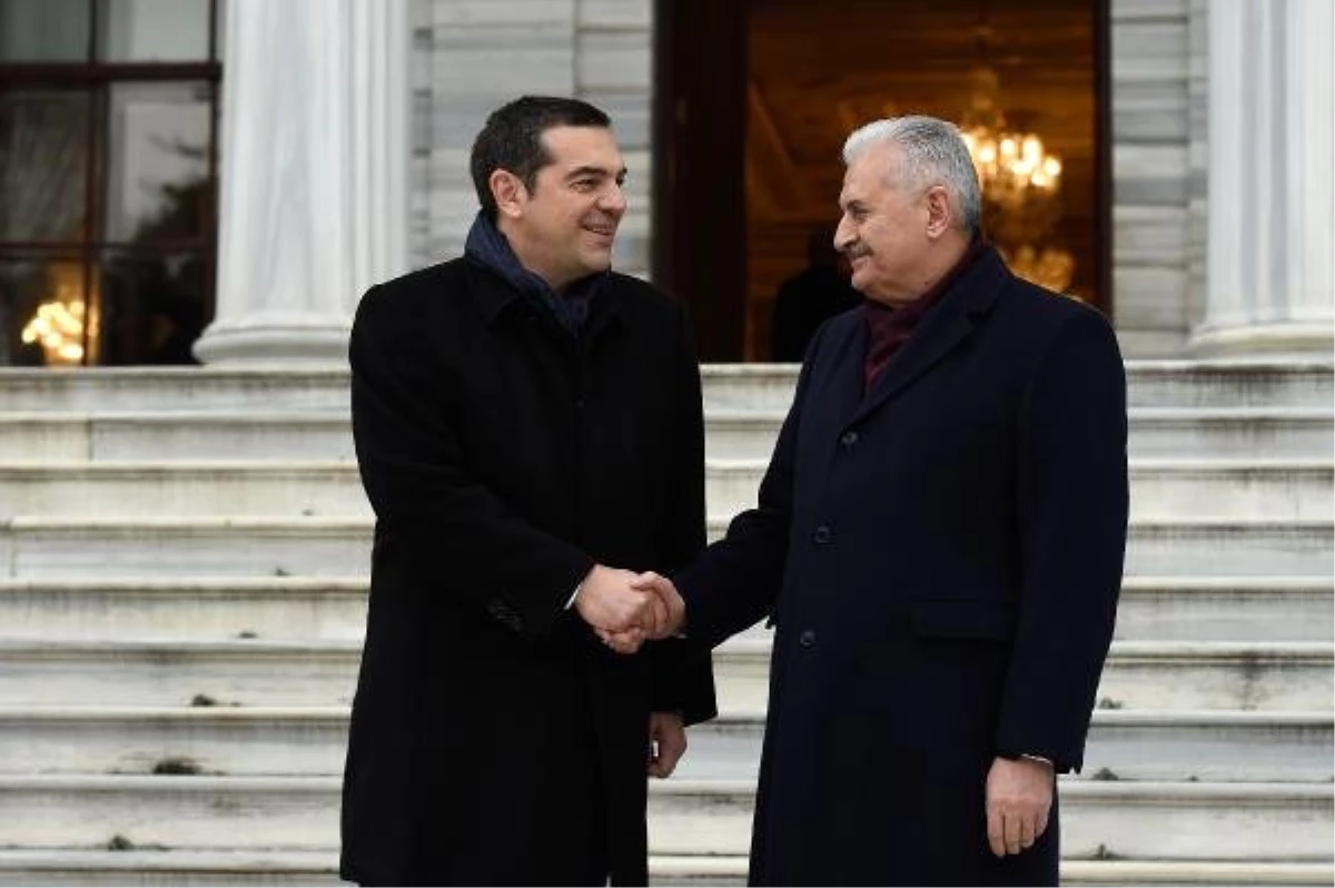 Yunanistan Başbakanı Aleksis Çipras Binali Yıldırım ile Görüşüyor(1)