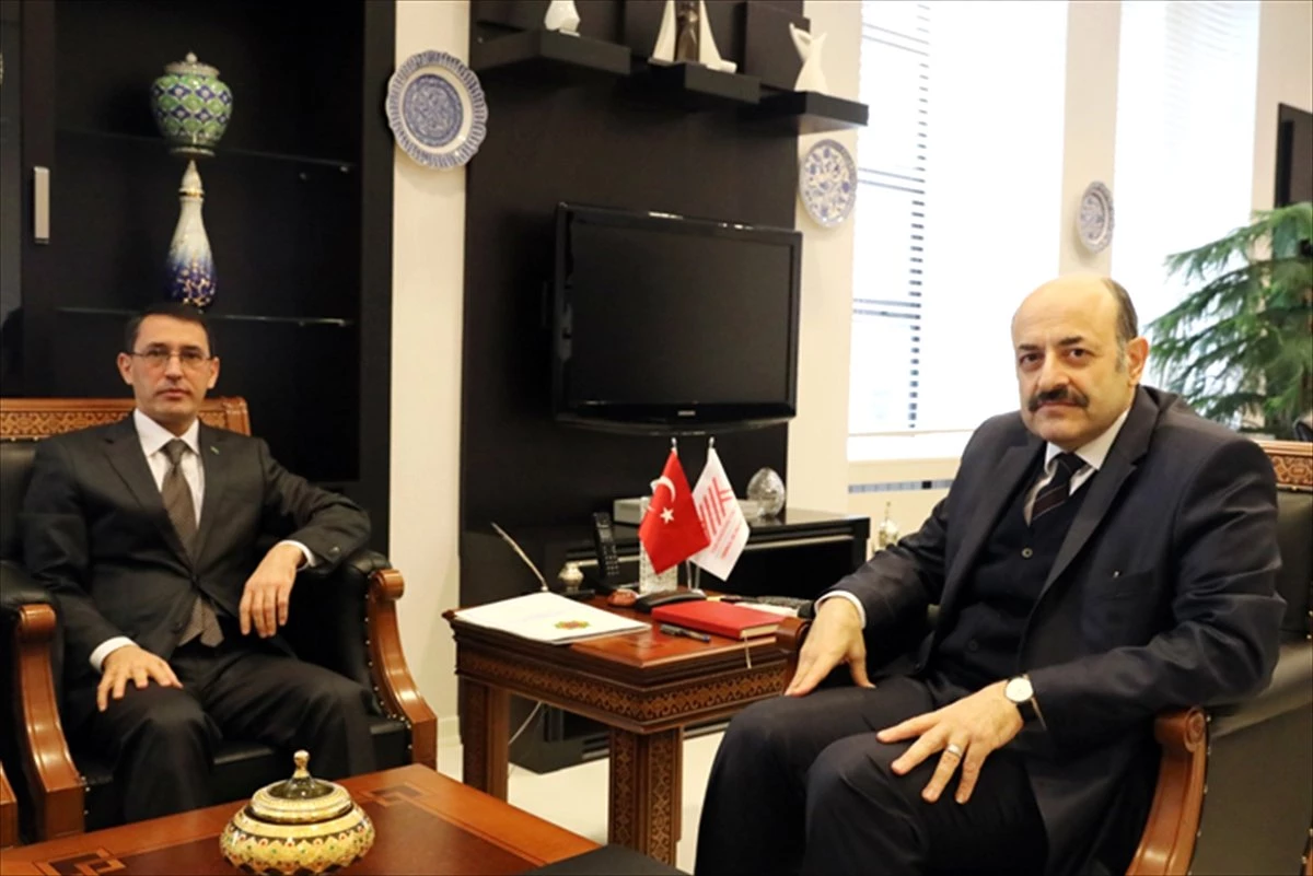 Saraç, Türkmenistan Büyükelçisiyle Görüştü