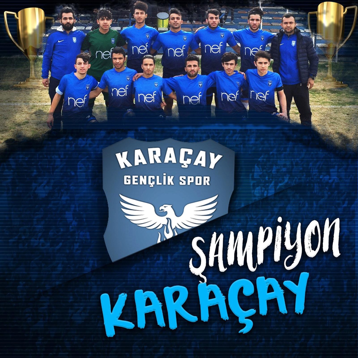 \'Umudun Takımı\' Karaçay U19 Ligi\'nin Şampiyonu Oldu