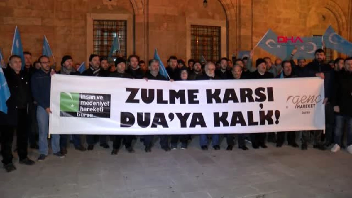 Bursa\'da Çin\'in Doğu Türkistan\'daki Politikaları Protesto Edildi