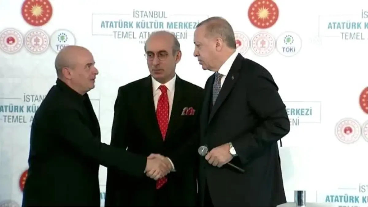 Cumhurbaşkanı Erdoğan, Atatürk Kültür Merkezi Temel Atma Töreni\'ne Katıldı