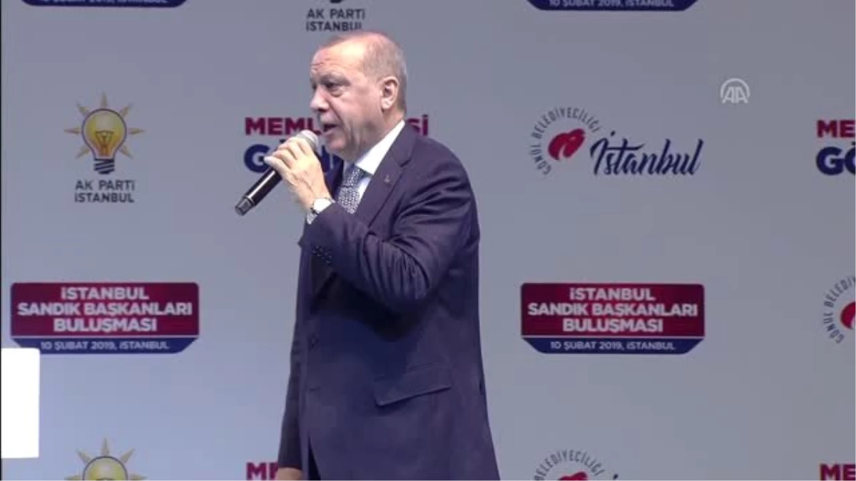 Erdoğan: "İstanbul\'un 959 Mahallesinde 800 İrtibat Noktası Kurduk"