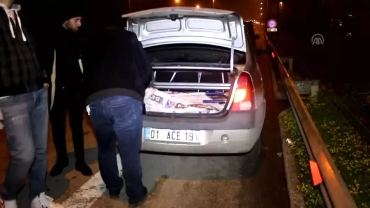 Polisi Görünce Kaçan Sürücünün Aracında Çalıntı Kablo Bulundu
