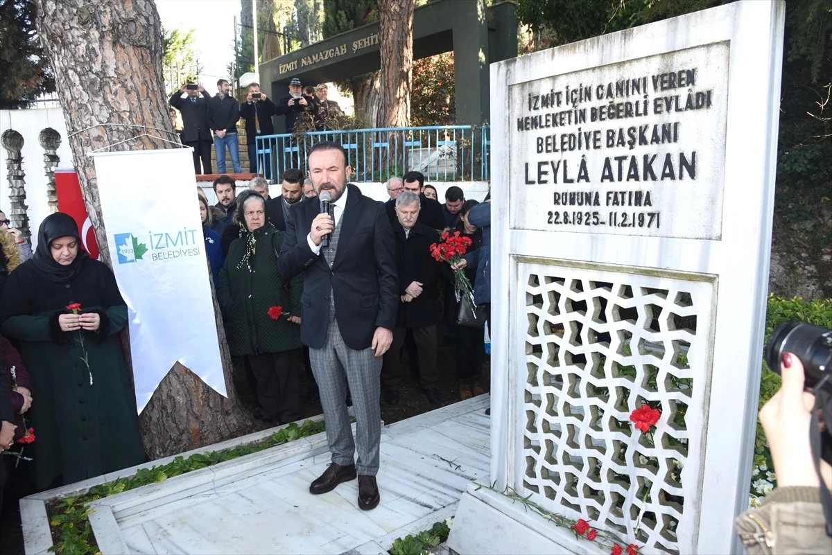 İzmit\'in İlk Kadın Belediye Başkanı Leyla Atakan Anıldı