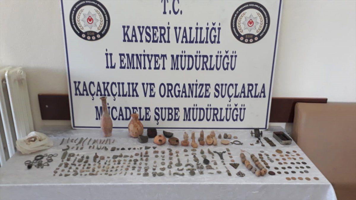 Kayseri\'de Tarihi Eser Operasyonu