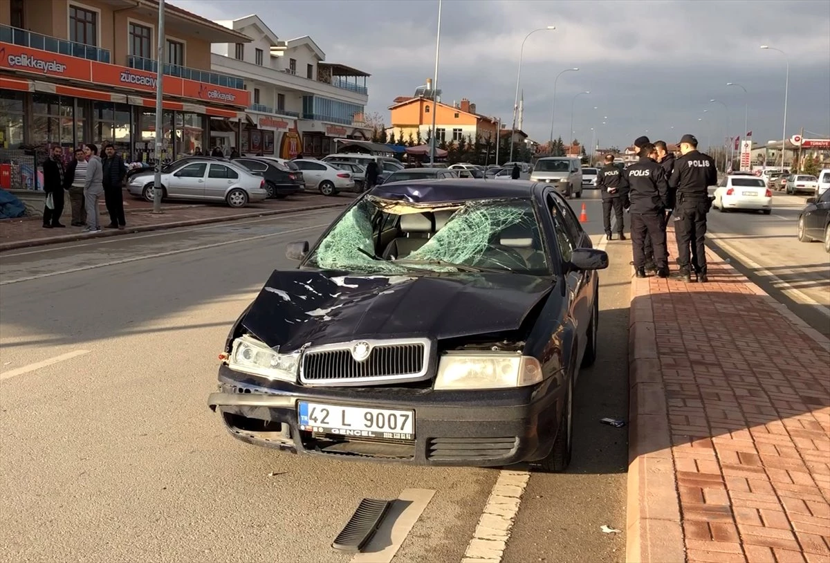 Konya\'da Otomobilin Çarptığı Yaya Öldü