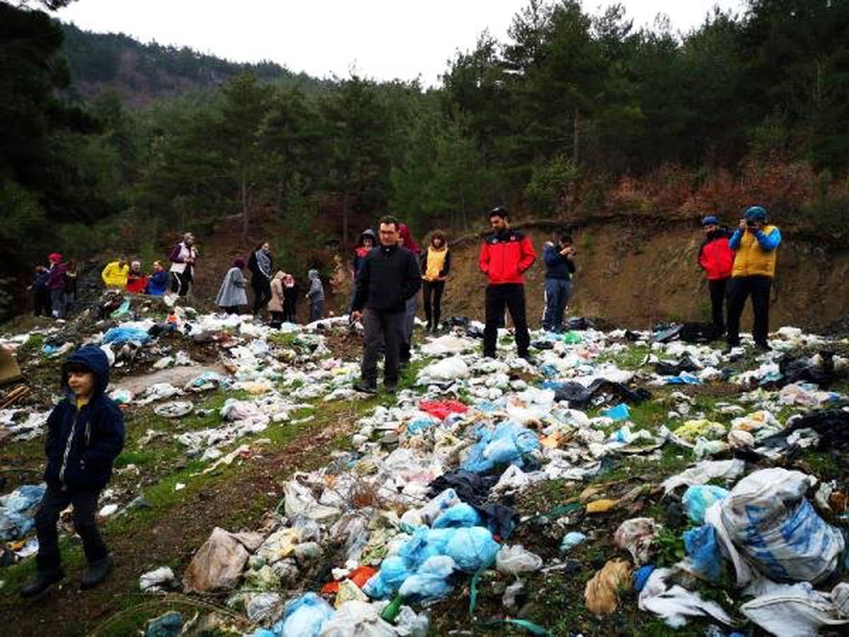 Sporculardan Ormandaki Çöp İçin Suç Duyurusu