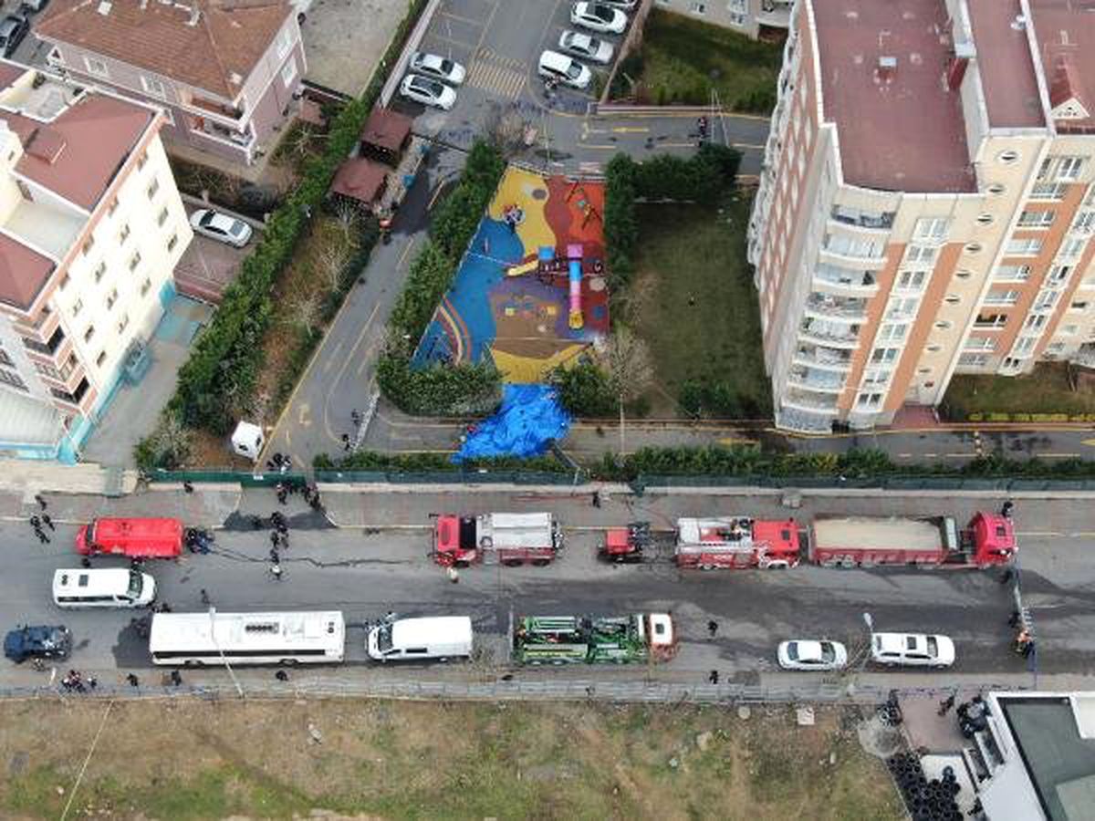 Helikopter Enkazında Son Durum Havadan Fotoğraflandı