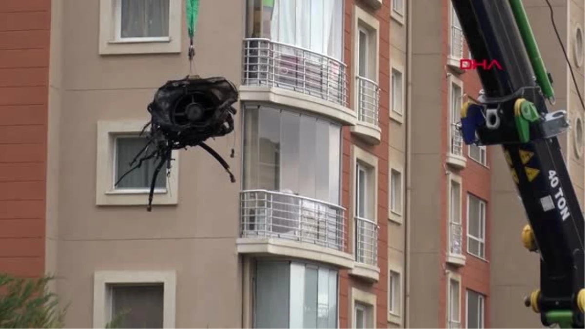 İstanbul- Düşen Helikopterin Enkazı Kaldırıldı