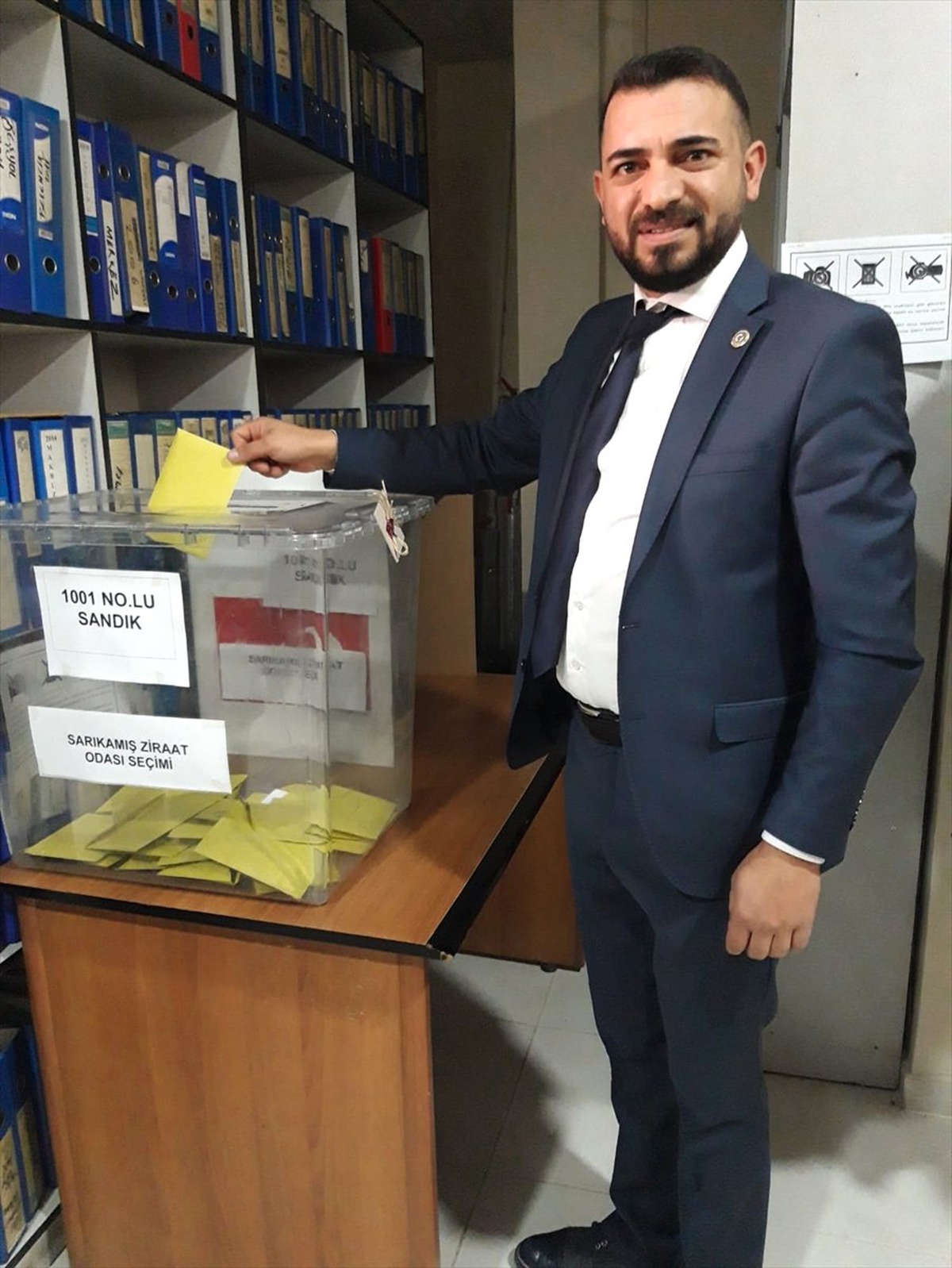 Sarıkamış Ziraat Odası Başkanı Gök, Güven Tazeledi