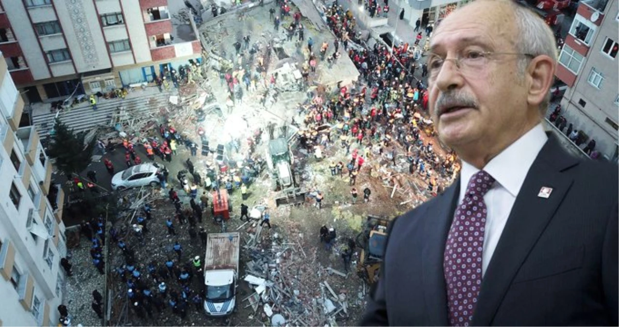 Kartal\'da Çöken Binayla İlgili Konuşan Kılıçdaroğlu: Sorumlusu Şu Anda Erzurum\'un Başkanı