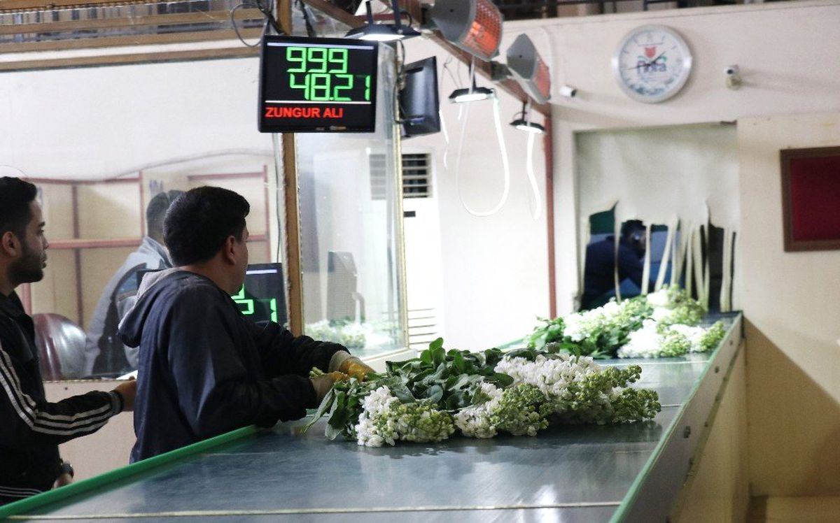 Adana Çiçek Mezatında Sevgililer Günü Hareketliliği