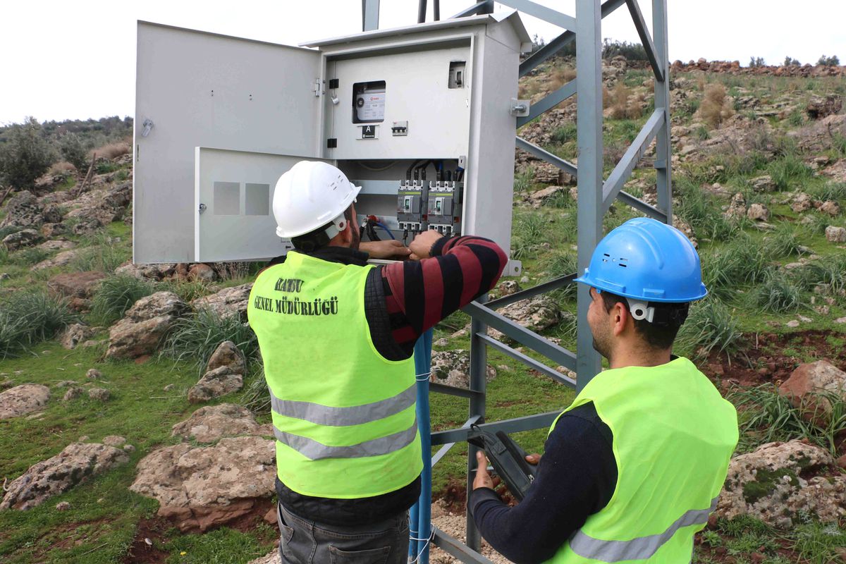 Aktepe Mahallesi\'ndeki Sondaj Kuyuları Devreye Alındı