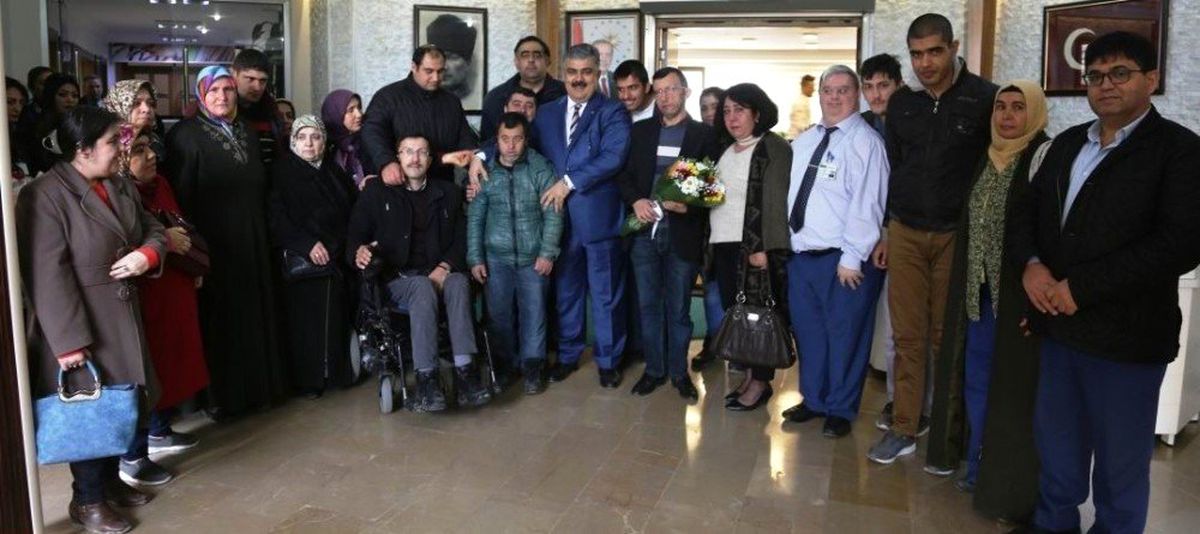 Başkan Özgüven\'e Ziyaretler Sürüyor