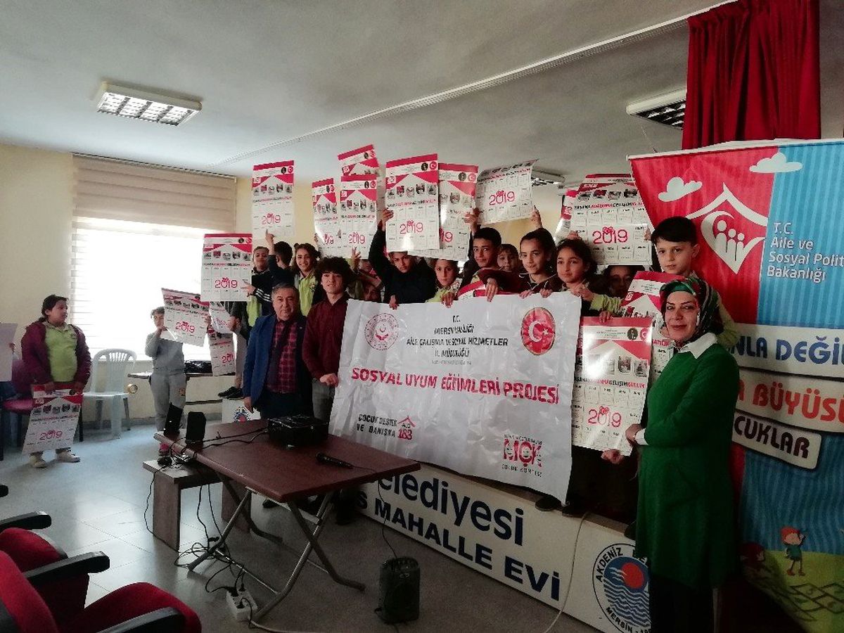 Çocuklara Sosyal Uyum Eğitimi Verildi