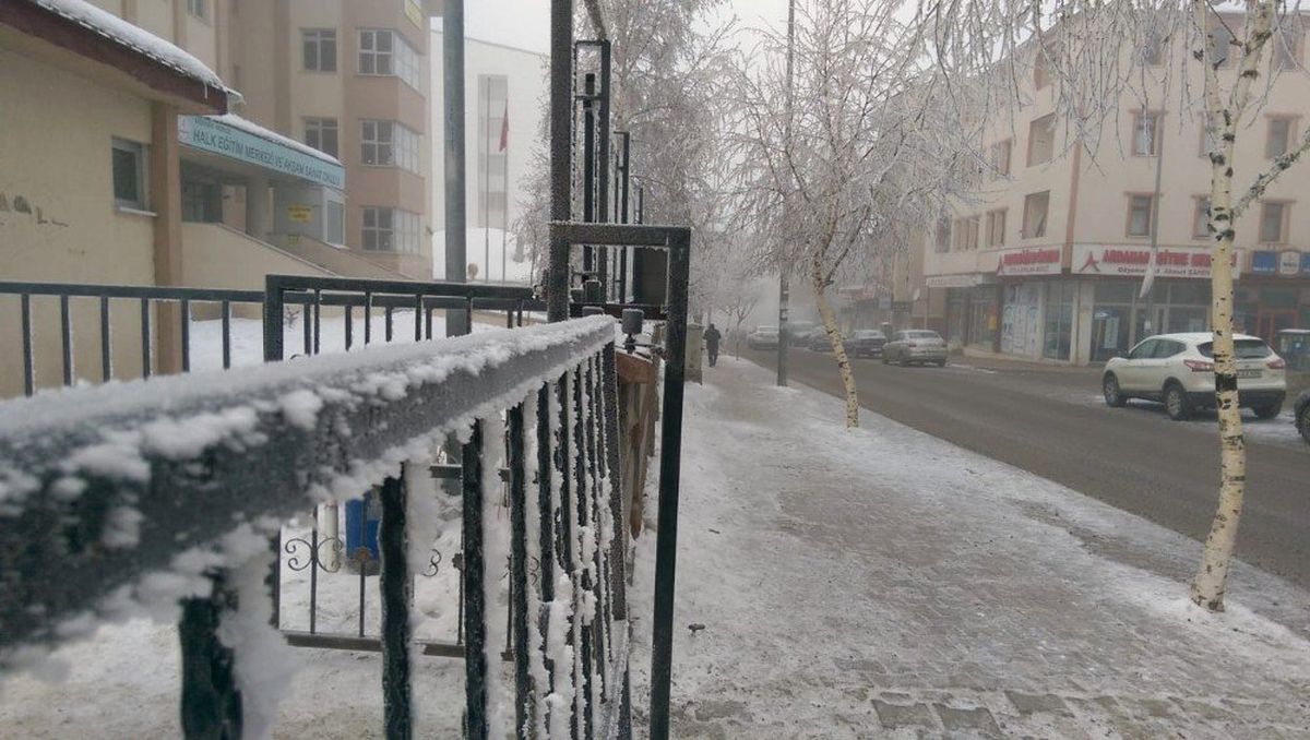 Doğu\'da Soğuk Hava; Kars Eksi 20
