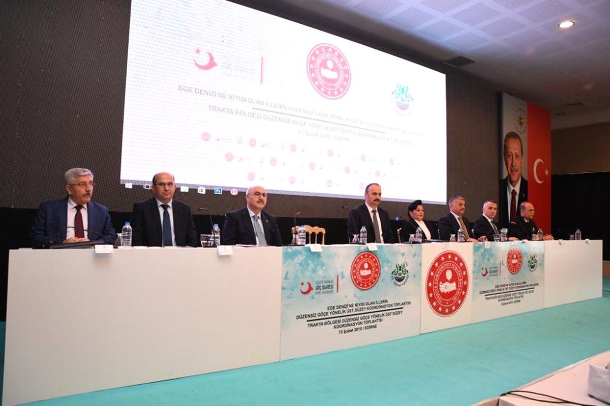 Edirne\'de Geniş Çaplı Üst Düzey Düzensiz Göç Toplantısı