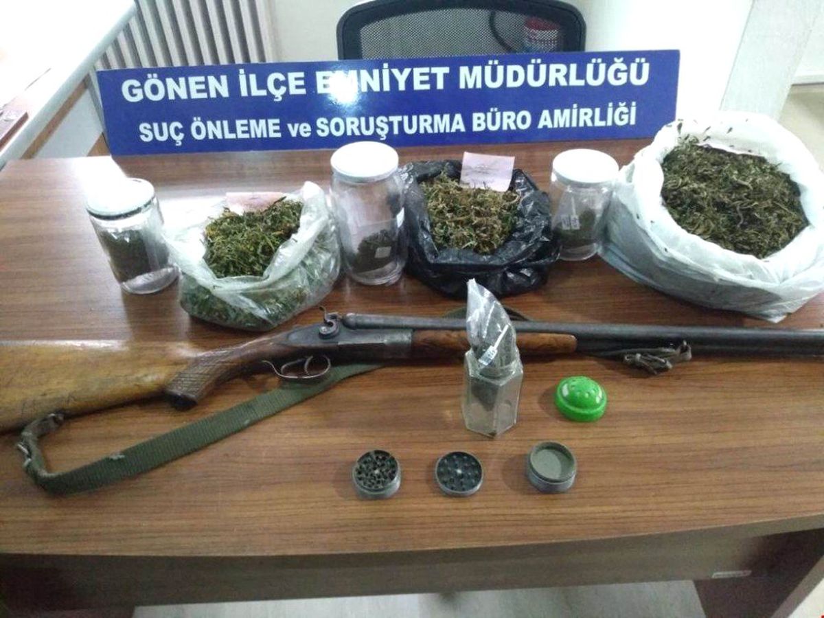 Gönen\'de Uyuşturucu Operasyonu